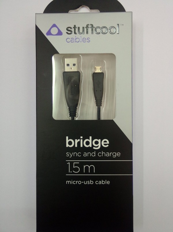 Stuffcool Bridge 1.5M Sync & Charge Micro USB Cable for Smartphones
