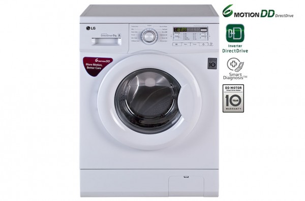 LG FH8B8NDL22 6 Kg Fully Automatic Front Loading Washing Machine 