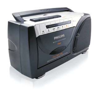  Philips IN-RM210/N Mono Cassette Recorder