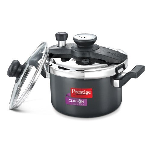 Prestige Clip - on Mini HA Pressure Cooker 3L with glass lid Accessory