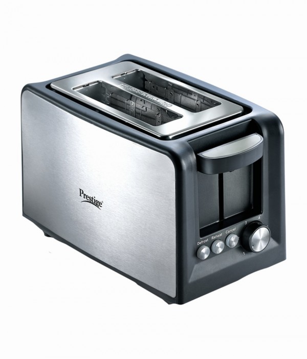 Prestige PPTSKB Pop up toaster - Black and Silver