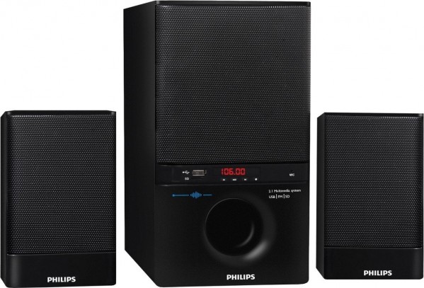 Philips MMS4000R/94 Portable Laptop/Desktop Speaker