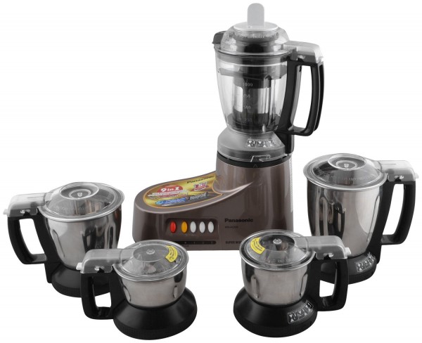 Panasonic MX-AC555 New 550-Watt Mixer Grinder with 5 Jars (Bronze)
