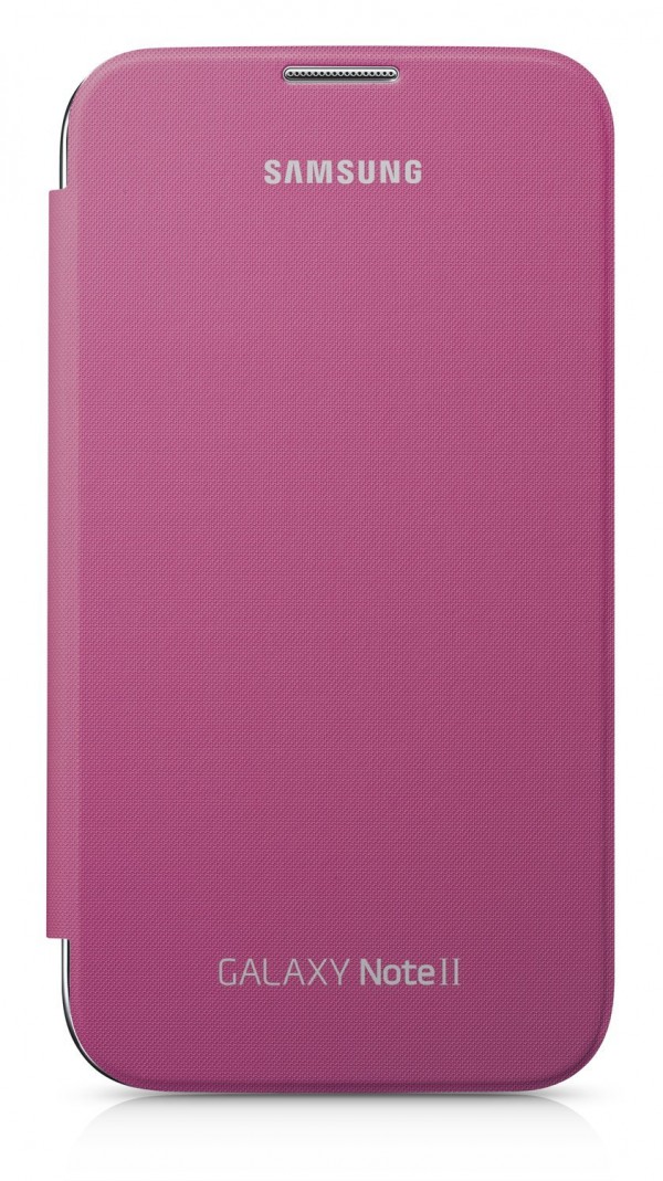 Samsung Galaxy Note 2 Flip Cover Case (Pink)