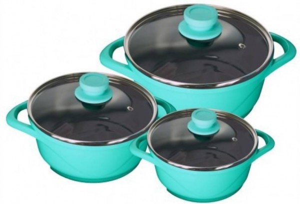 Wonderchef Aqua Marine Ceramide Casserole Set (3 Pcs)