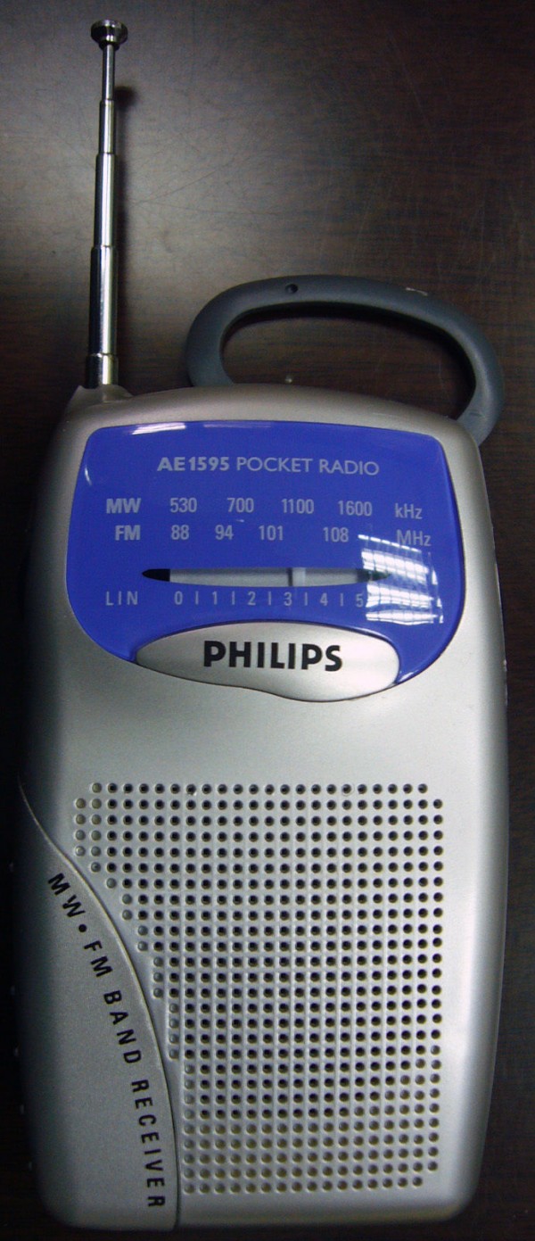 PHILIPS AE1595 Portable Pocket AM FM Radio