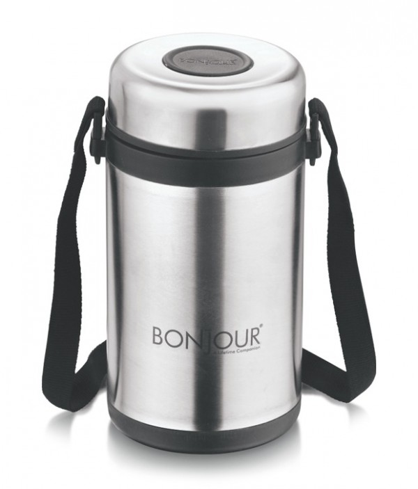 Bonjour Hot N Fresh Steel Insulated Tiffin (hnf-4)