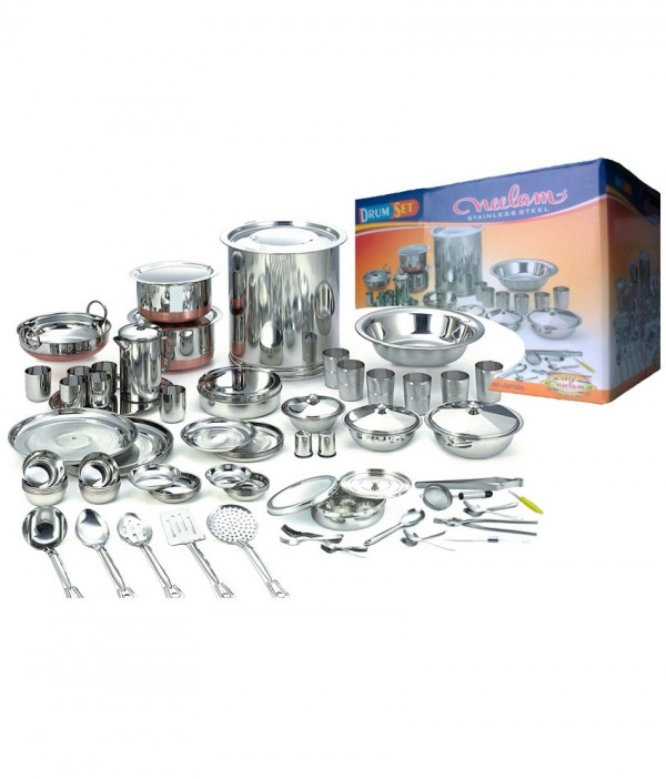 Neelam 101 Pcs Premium Drum Dinner Set