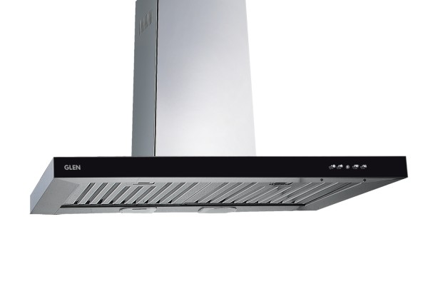 Glen Chimney 6052 SS PB Front Glass 90 CMS 1000 M3