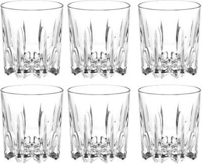  Roxx Malibu Tumbler (280 ml, Clear, Pack of 6) 