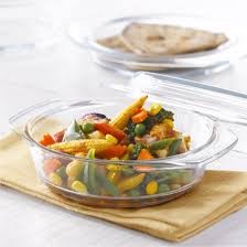 Borosil Round Casserole With Lid 2L