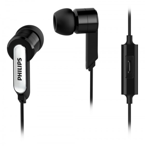 Philips SHE1405WT/94 In-Ear Headphones with Mic (White)