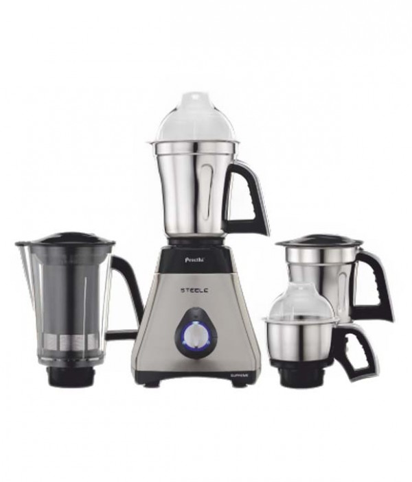 Preethi Steele Supreme Mixer Grinder Steel