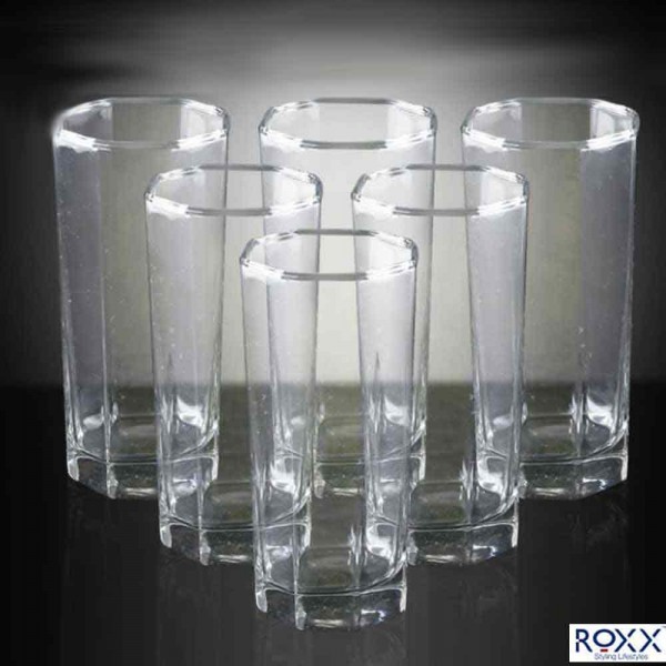 Roxx Octra Tumbler 280ml, Set of 6 Pcs