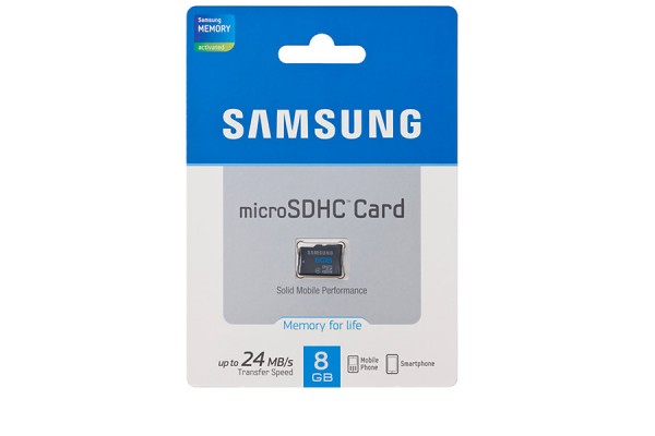 Samsung 8GB  Memory Card 