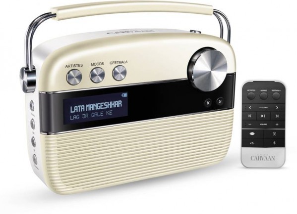Saregama Carvaan Hindi SC03 Portable Digital Music Player (Porcelain White)