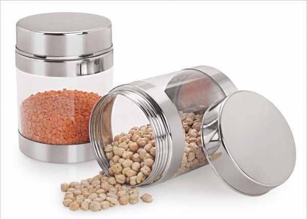 Sizzle Clear Containers 850 ml Set of 2 Galaxy Jar S11