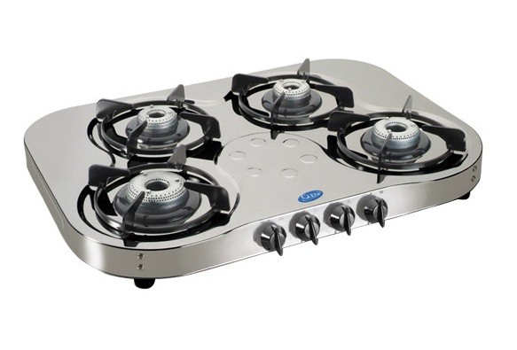 Glen 4 Burner Stainless Steel Cooktop GL 1045 SS HF Ai