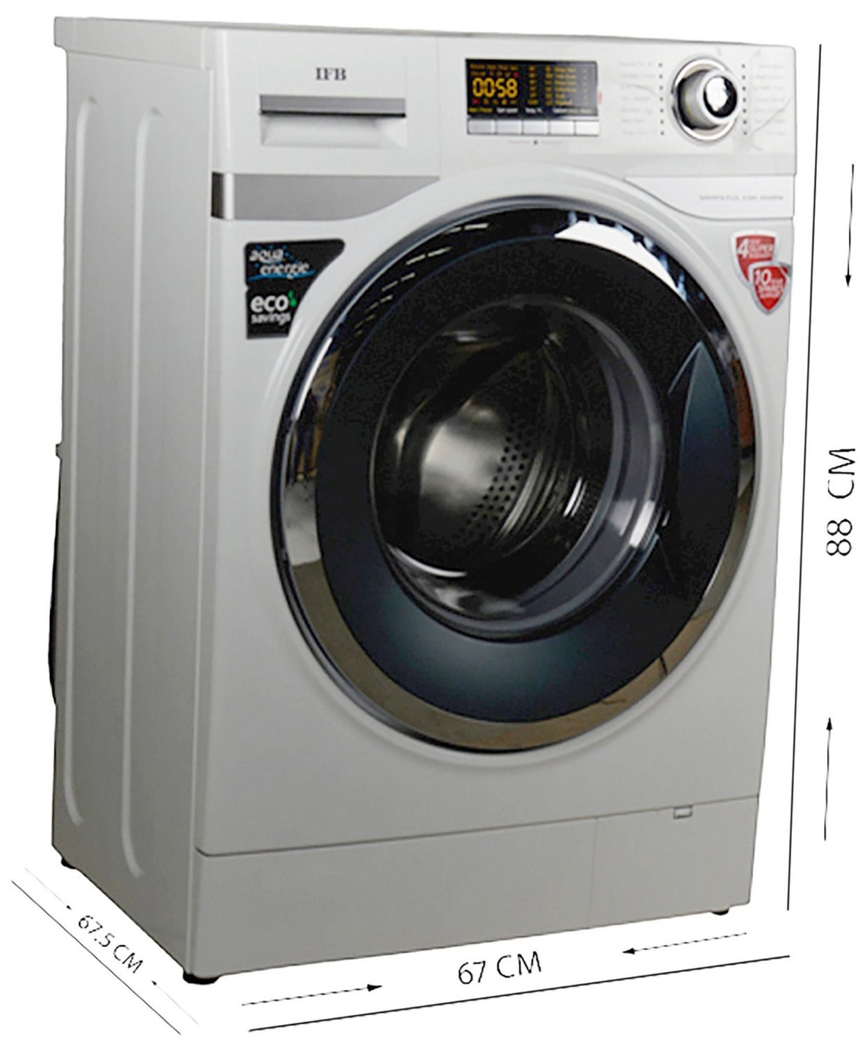 IFB Senorita Plus VX Fully-automatic Front-loading Washing Machine 6.5 Kg