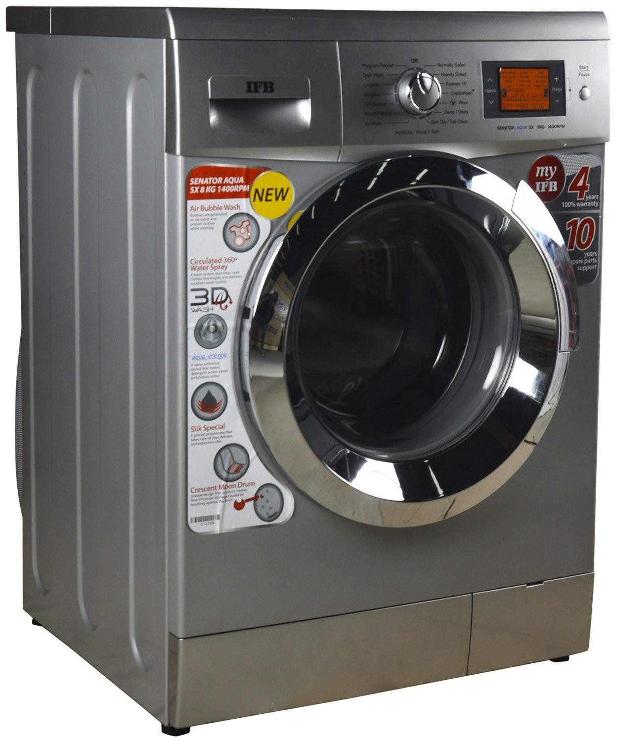 IFB  Senator Aqua SX 1400RPM Fully Automatic Front Load Washing Machine 8Kg