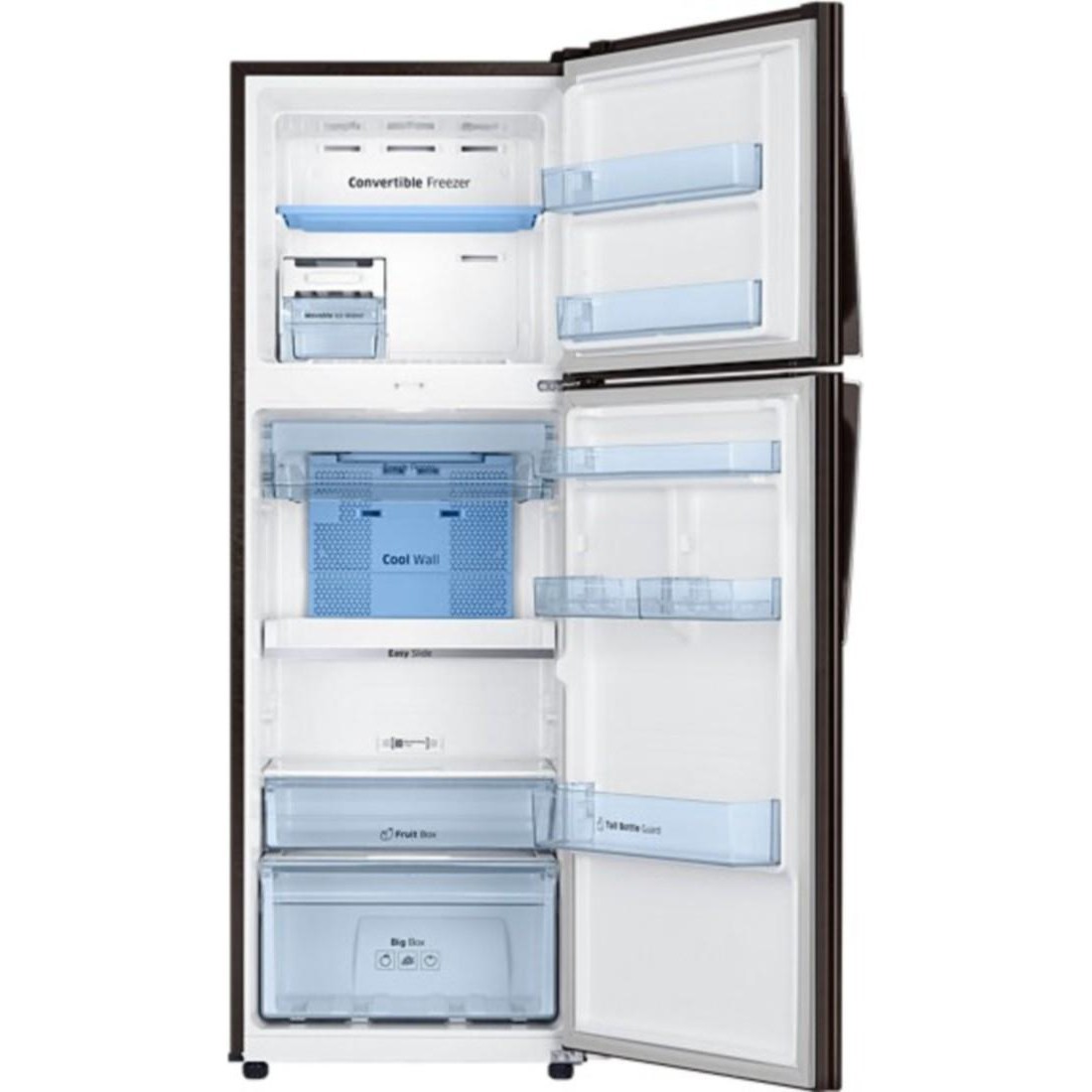 Samsung  RT37K3993BZ 340 L Double Door Refrigerator (Tender Lily Black) -