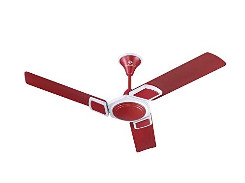 Bajaj Hextrim 1200mm Ceiling Fan (Cherry Red) 
