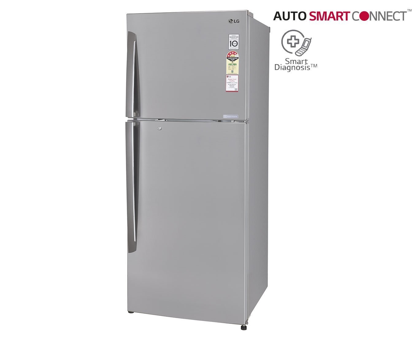 LG GL-U372JPZL Frost-free Double-door Refrigerator 335 Ltrs