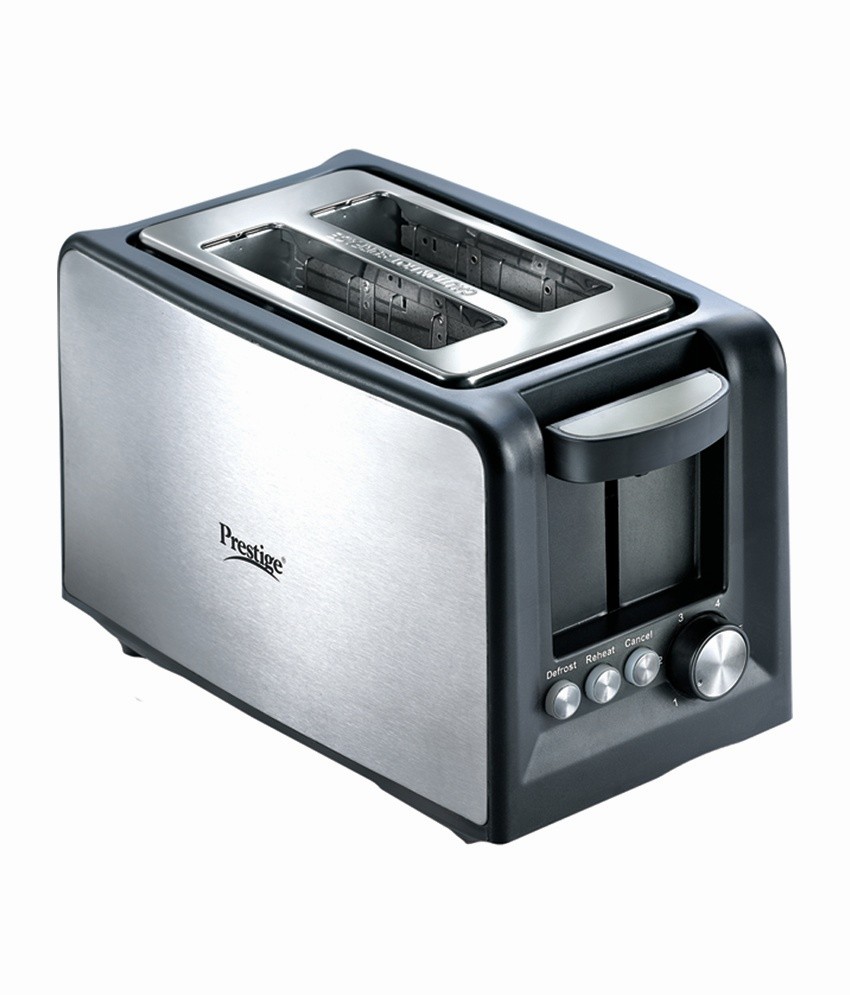 Prestige PPTSKB Pop up toaster - Black and Silver