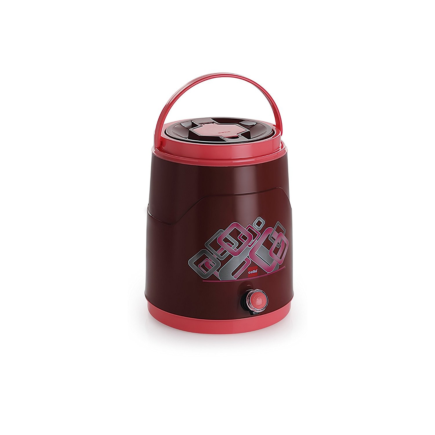 Cello Fountain Plastic Insulated Water Jug, 5 Litres