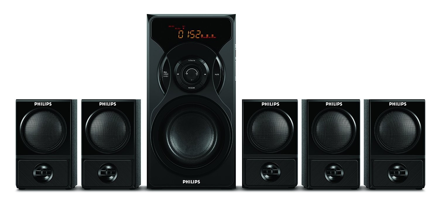 Philips SPA6600 5.1 Multimedia Speaker System 