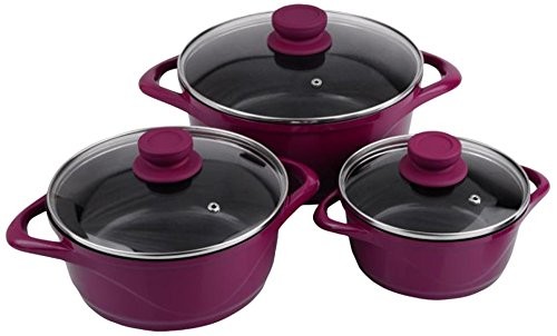 Wonderchef Ceramide 3Pc Casserole Set - Pink