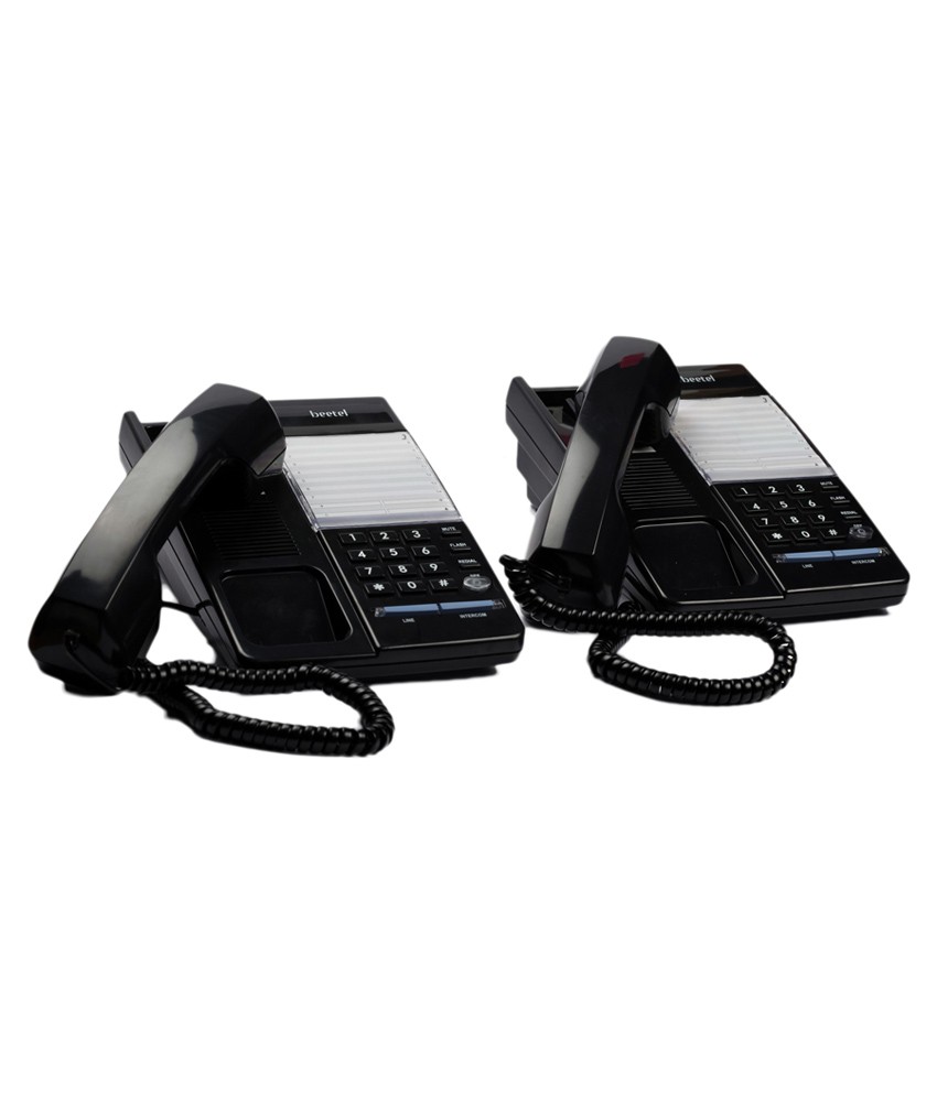 Beetel B77 Landline Phones TT Teletwin Black
