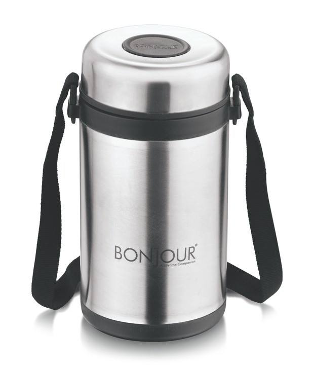 Bonjour Hot N Fresh Steel Insulated Tiffin (hnf-4)