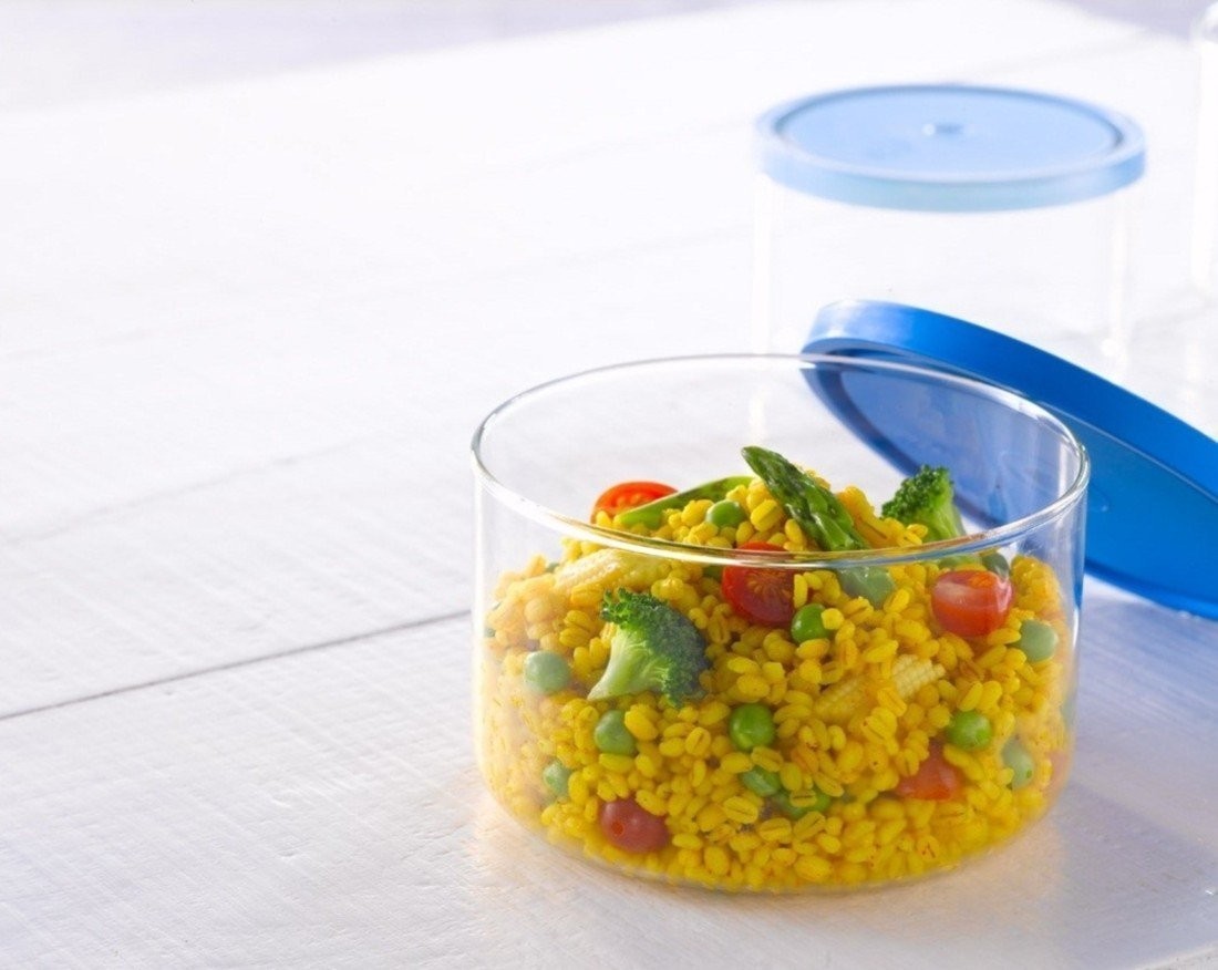 Borosil Gourmet Cook and Store with Lid, 1.5 Litres