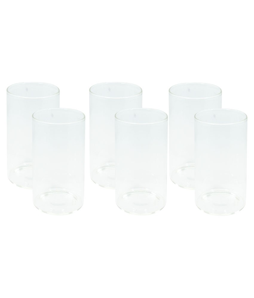 Borosil Medium Glasses 295ml Set Of 6