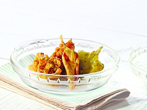 Borosil Microwavable Plate, 17cm, 