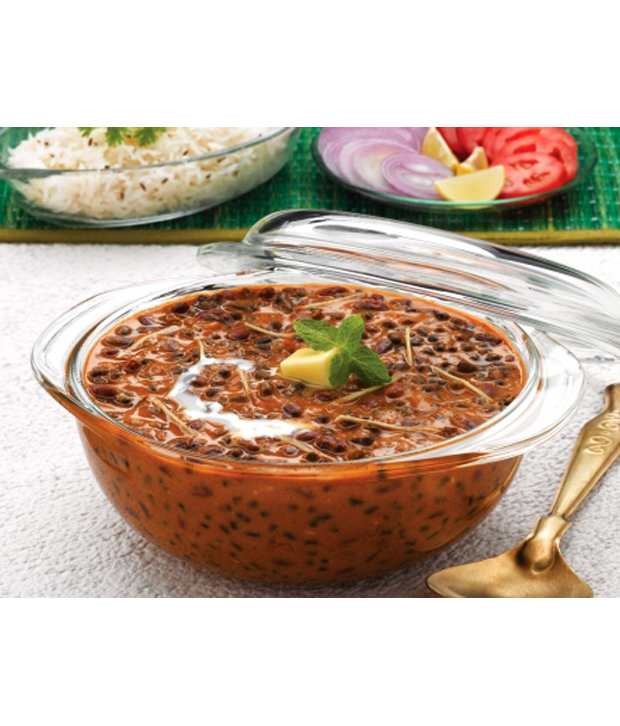 Borosil Round Casserole 1.5 L Glass Bowl