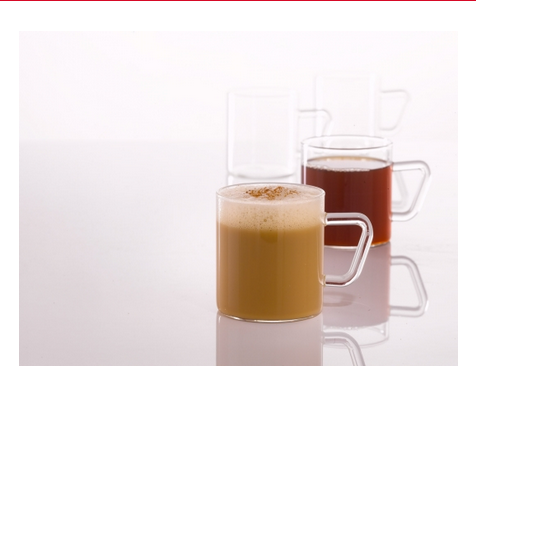 Borosil Classic Mugs Set of 6 190 ML