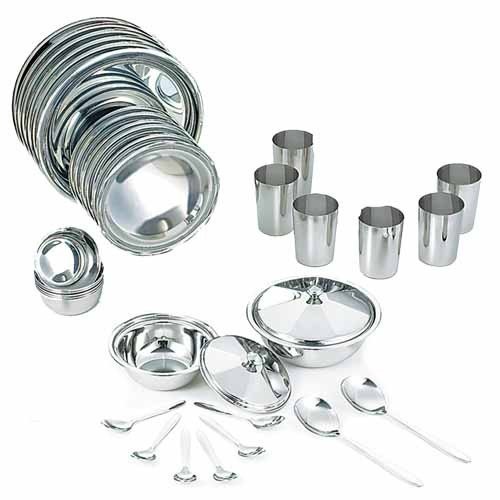 Neelam Stainless Steel Dinner Set Premium 36 pieces 