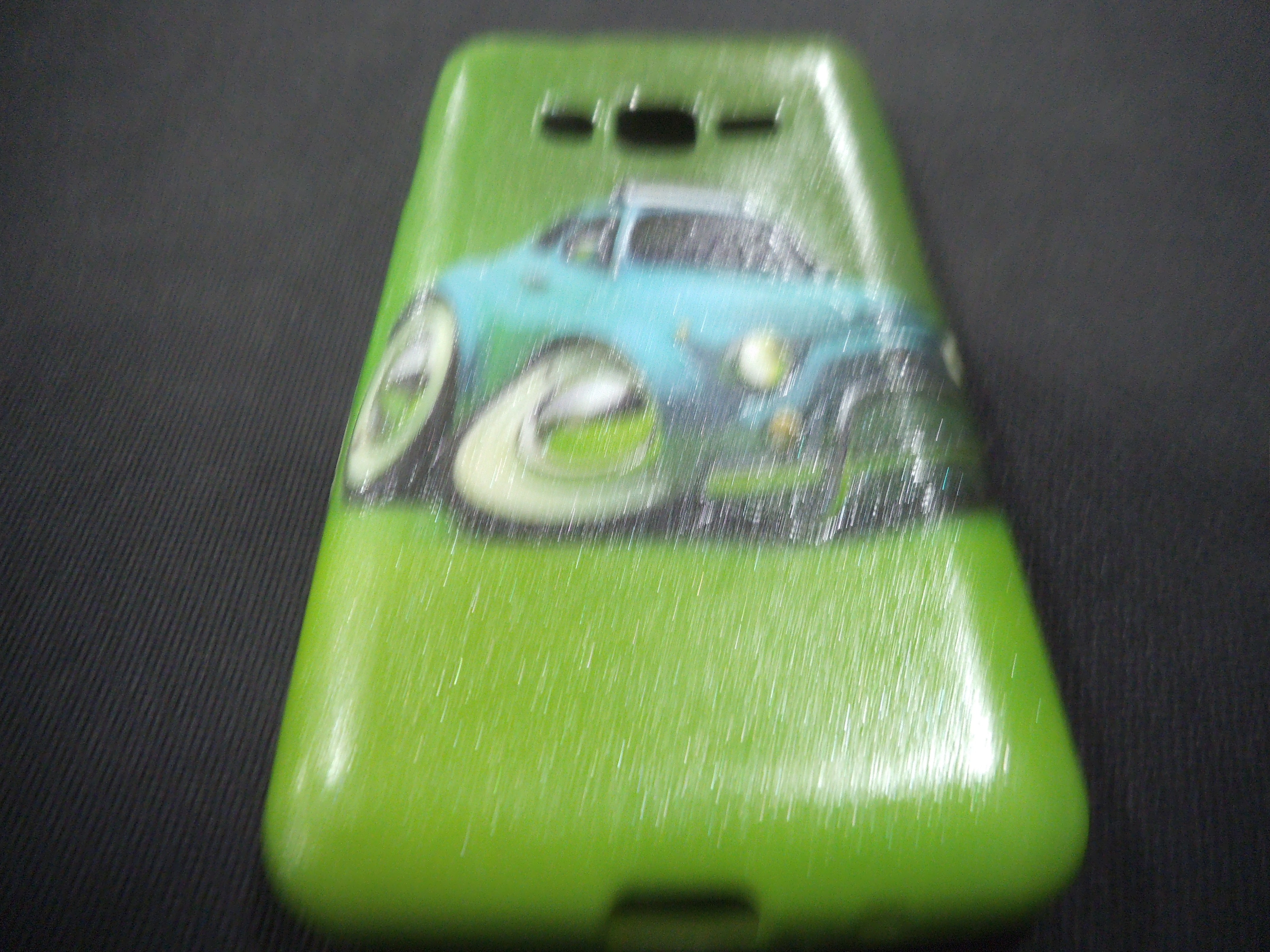 Samsung Z1 Back Cover (Blue Car)