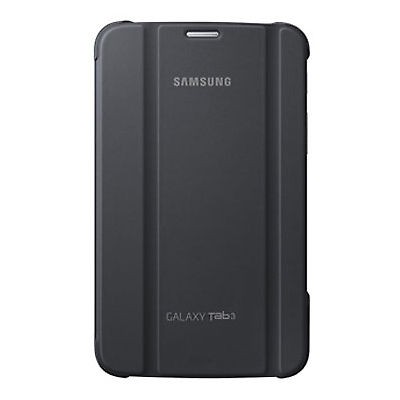 100% Genuine Samsung EF-BT210BSEGIN Book Cover for Galaxy Tab 3 (Gray)