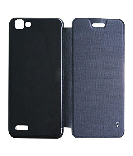 Flip Cover for VIVO V1(Black) 