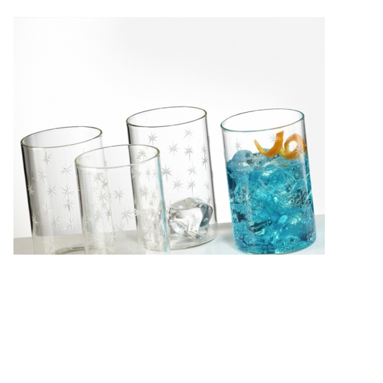 Borosil Galaxy Large Set of 6 350 ML