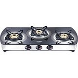 Prestige Premia 3 Burner Glass Top GTSM 03L SS
