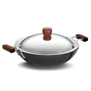 Hawkins Futura Deep Fry Pan IL23 With Lid 2.5L & 2 short Handles(Flat Bottom)
