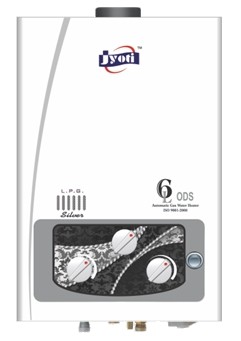 Jyoti Silver 6 Litres Gas Geyser Low Pressure