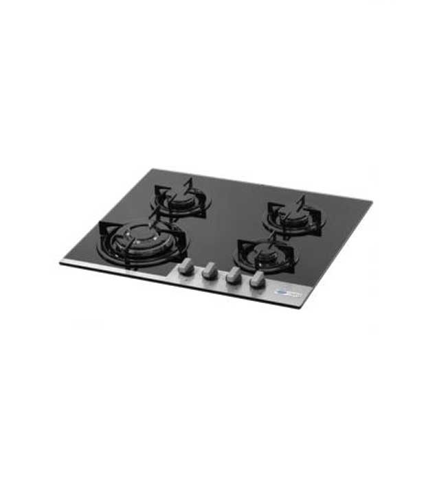 KAFF N-604-BGF-4B-Black Tempered Glass Built in Hob