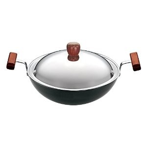 Hawkins Futura Deep fry Pan L19 With Lid 1.5L Kadai  (Round Bottom)