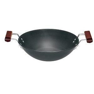 Hawkins Futura Deep Fry Pan L25 3.75L & 2 short Handles(Flat Bottom)