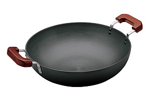 Hawkins Futura Deep fry Pan L71 7.5L With 2 Short Handles (Flat Bottom)